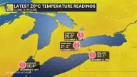 Ontario's last 20°C days are numbered