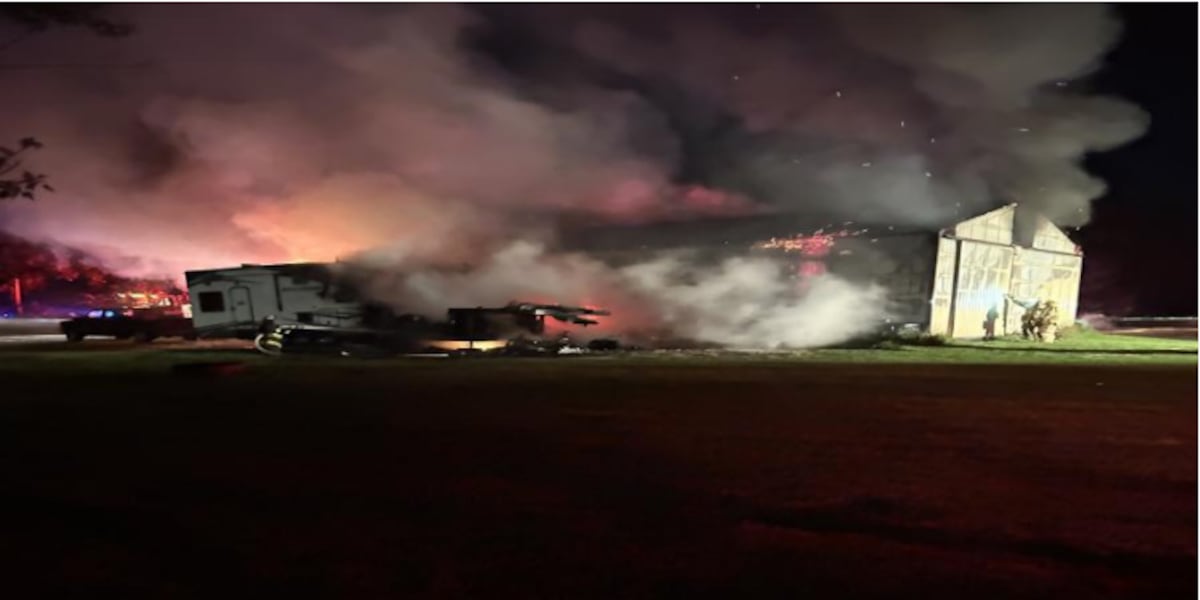 Multiple structures destroyed in Barnum Township fire