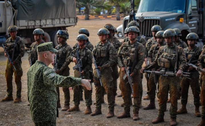Despliegue militar en la consulta del Pacto Histórico