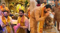 Ayushmann Khurrana celebrates Thamma's release with temple visit in Mumbai