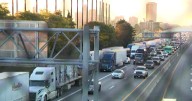 ‘Frustrating:’ Canadian trucker among thousands stuck in U.S. after border outage
