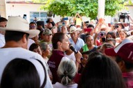 Recorre Sheinbaum Pantepec, Puebla, afectado por las lluvias torrenciales; supervisa labores de limpieza