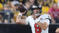 Bucs elevate rookie QB Connor Bazelak, OLB Mohamed Kamara