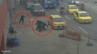 VIDEO | Víctima de intento de fleteo era policía, sacó su arma, disparó y mató a uno de los ladrones