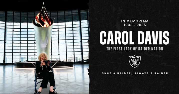 Carol Davis, mother of Las Vegas Raiders owner, passes away at 93 years old