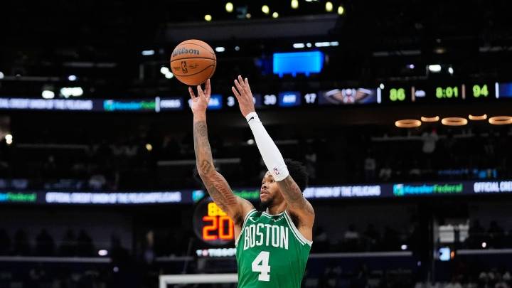 Simons scores 25 points as the Celtics earn their first victory by beating the Pelicans 122