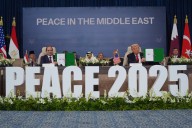 Trump urges leaders to put 'old feuds' aside as he calls for a new era of harmony in the Middle East