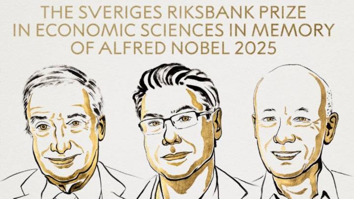 Distinguen a tres investigadores con el Premio Nobel de Economía 2025: quiénes son y por qué los eligieron