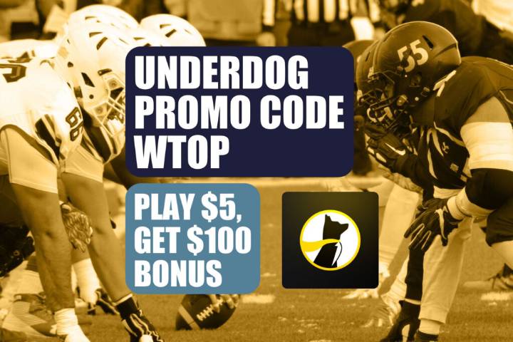 Underdog Promo Code WTOP: Claim $100 Bonus for MLB, NHL, NFL Week 7