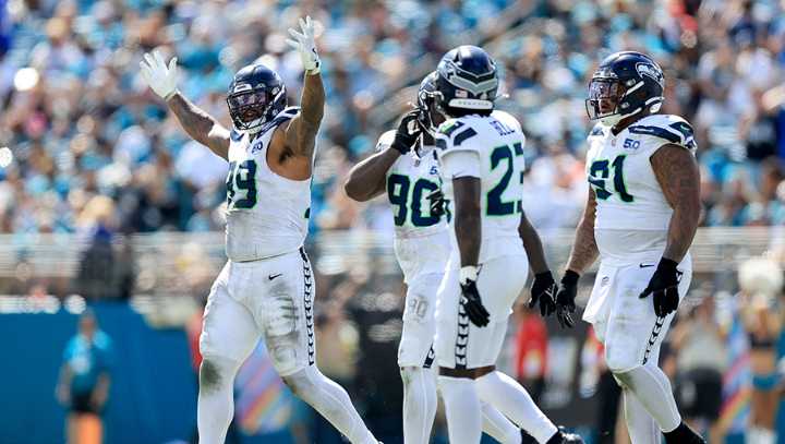 Passing game, defense carry Seattle Seahawks past Jags 20