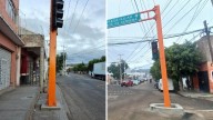 Semáforos de Samantha Smith desquician a transeúntes de Guanajuato: “Que reparen los baches”