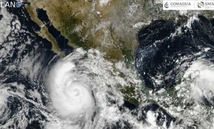 ‘Priscilla’ se mantiene como huracán categoría 1; generará lluvias intensas en el occidente del país
