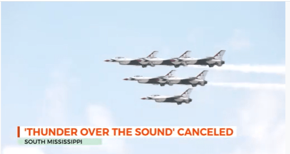 'Thunder Over the Sound' air show in Biloxi canceled due to government shutdown