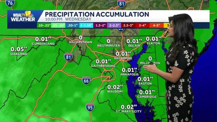 Weather: Unseasonably cool before rain returns midweek in Maryland
