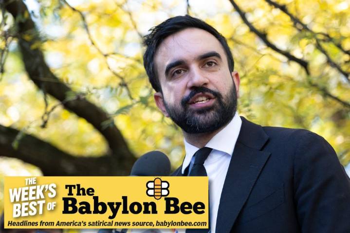Best of the Babylon Bee: Could a communist Muslim terrorist solve New York City's budget problems?