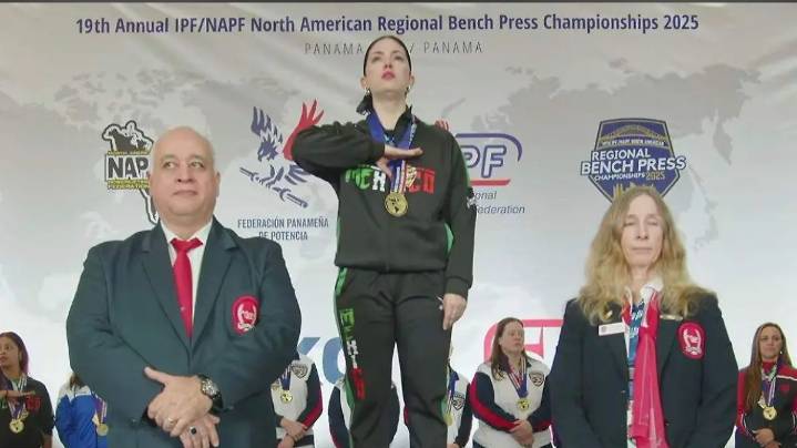 Yessica Ruiz domina el Bench Press en Norteamérica