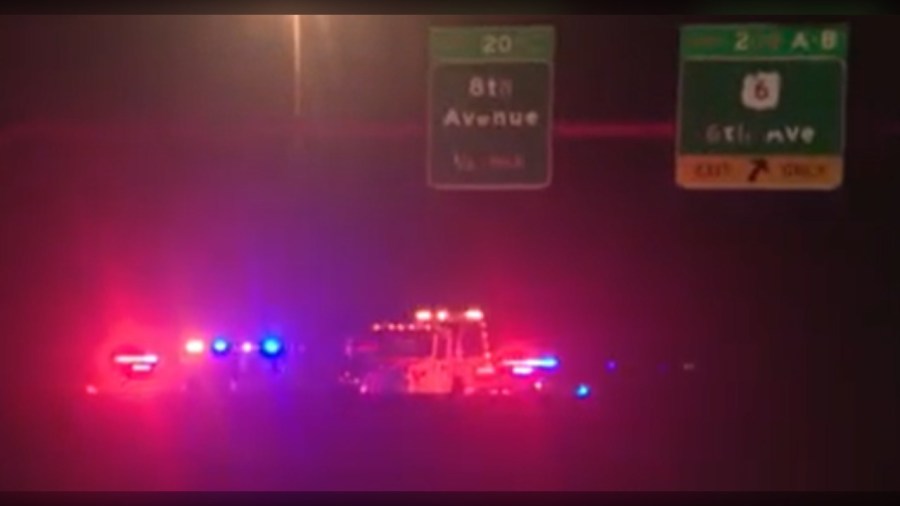 Northbound I-25 closed at Santa Fe Drive after deadly crash