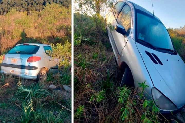Buscan al dueño de un auto abandonado en la banquina de la Autovía Artigas