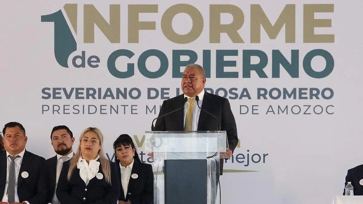 Seguridad y rescate del tejido social, destaca Severiano de la Rosa en informe