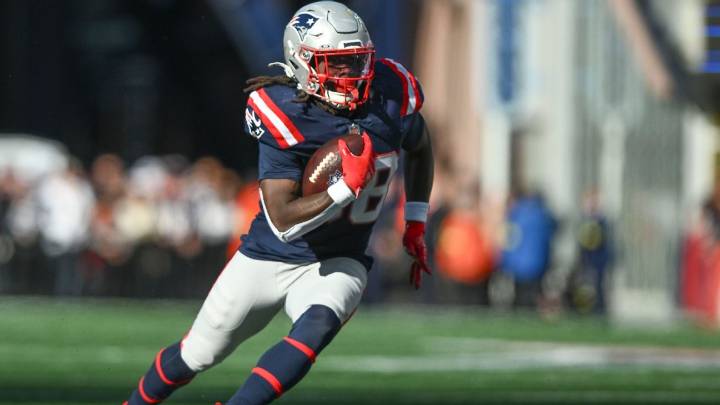 New England Patriots' Rhamondre Stevenson out with toe injury