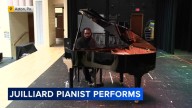 Juilliard pianist Rhyuhn Green returns to Northley Middle School in Aston, Pennsylvania for special student performance