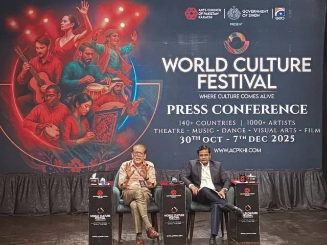 "The festival is about recognising every artist, not just the big names," says Ahmad Shah ahead of ACP Karachi's World Culture Festival