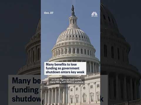 Many benefits to lose funding as government shutdown enters key week