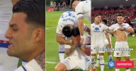 Hijo futbolista de Russo lloró en homenaje a su padre: fue titular y le anotó a ’gran rival’ de Miguel