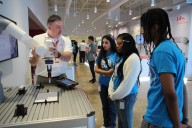 Students get a chance to look into the future of manufacturing jobs
