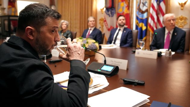 Trump, Zelenskyy meet at White House to discuss Russia