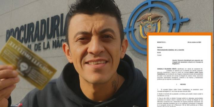 Denuncian a ‘Fuchi’ ante la Procuraduría por asistir a 76 sesiones virtuales no justificadas en el Concejo de Bogotá: podría ser sancionado