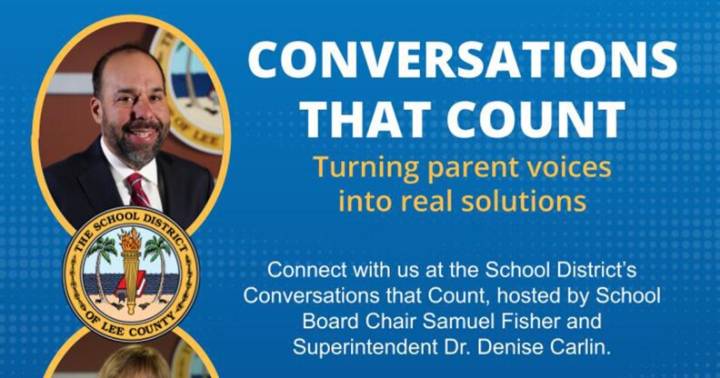 Lee County School District to host ‘conversations that count’ event