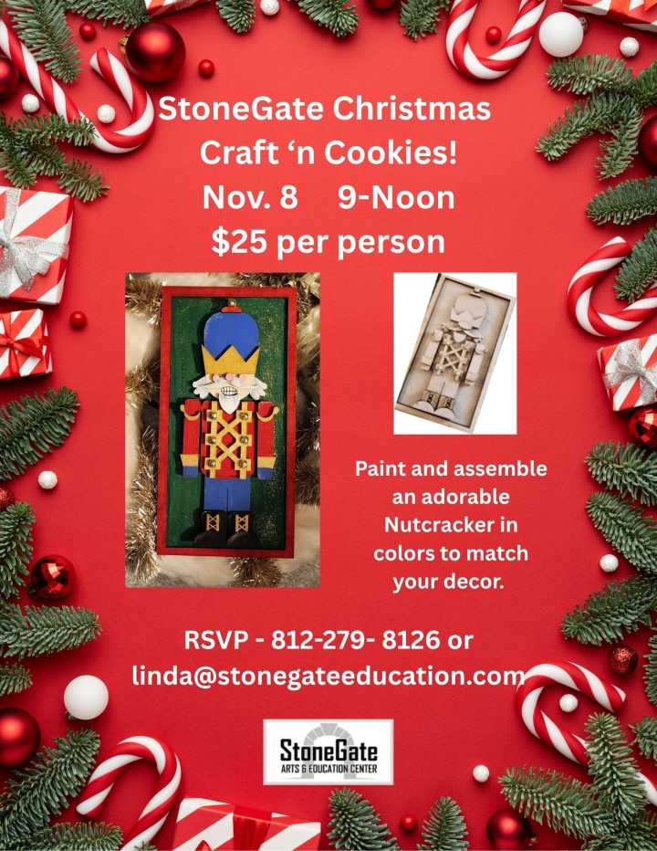 StoneGate to host Christmas Craft ‘n Cookies Workshop in November