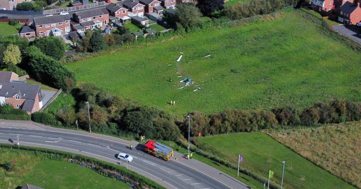 Pilot killed as glider plunged to ground at 100mph after mid