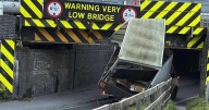 Van hits 'most bashed' bridge in Cambridgeshire for third time in a week