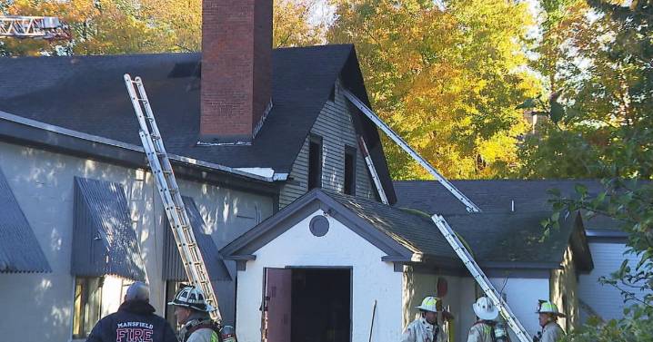 Box manufacturing factory severely damaged in fire in North Attleboro, Massachusetts