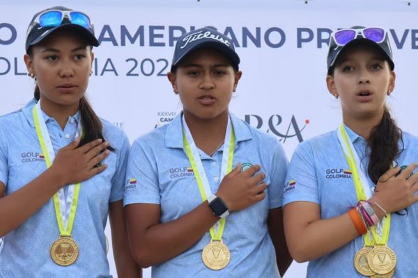 Tres títulos para Colombia en el Sudamericano Prejuvenil de golf
