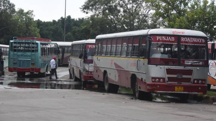 'Won't provide buses for political rallies': Punjab Roadways contract workers