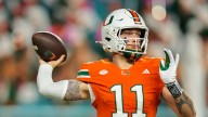 Miami’s perfect season dashed as Carson Beck throws four interceptions in loss to Louisville