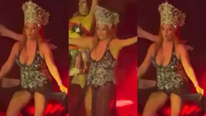 Nancy Pazos protagonizó un baile hot y desató una ola de críticas en las redes: "La tía borracha"