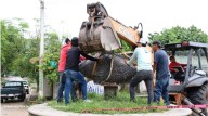 Retiran escultura de “El Pescadito” en Coatetelco