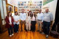 Wesner, Landivar y Valicenti visitaron a Cristina en San José 1111