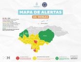 Copeco mantiene alerta roja en el Distrito Central, Choluteca, Marcovia y Alianza por crecida de ríos