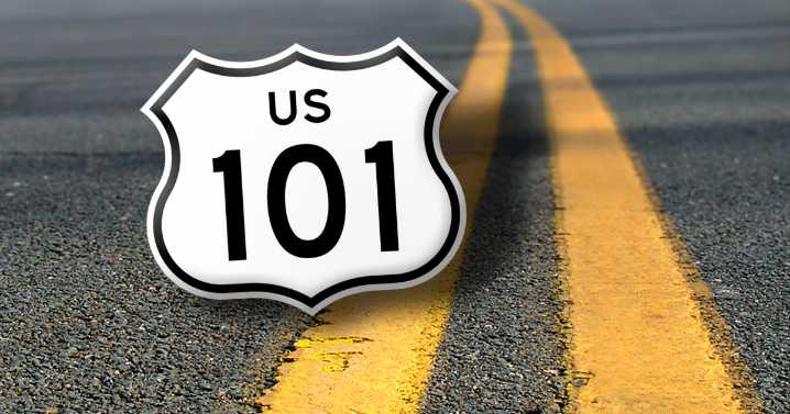 Travelers warned of ramp, lane closures on Hwy 101 starting Sunday