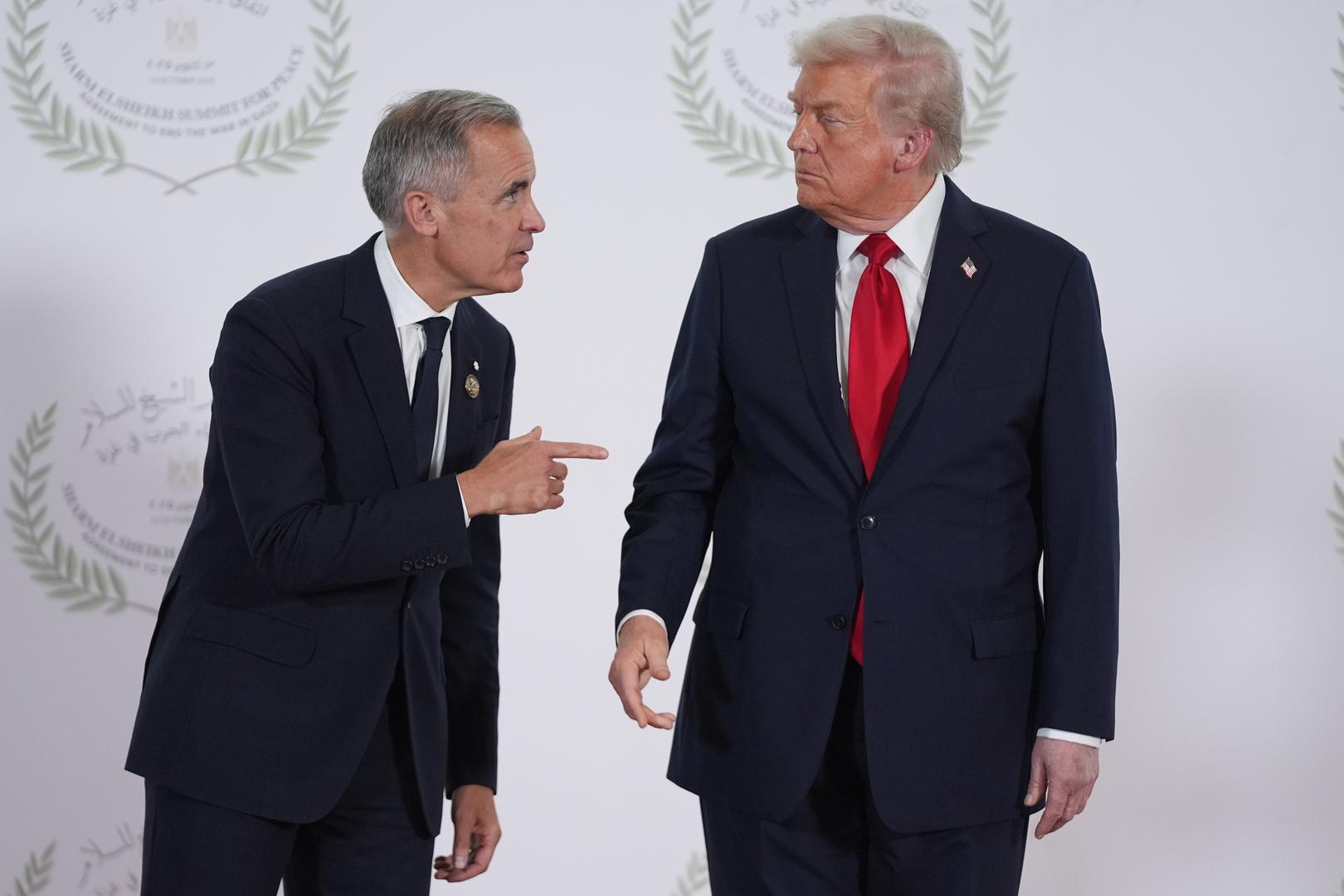 Trump says he is terminating trade talks with Canada because of television ads protesting tariffs