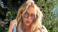 Paige Spiranac almost bursts out of revealing outfit as golf beauty puts on busty display