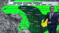 Storm system blows through New Mexico