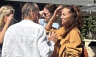 Gerard Butler & Longtime Girlfriend Morgan Brown Spotted Catching Up with Friends in Malibu | Gerard Butler, Morgan Brown 