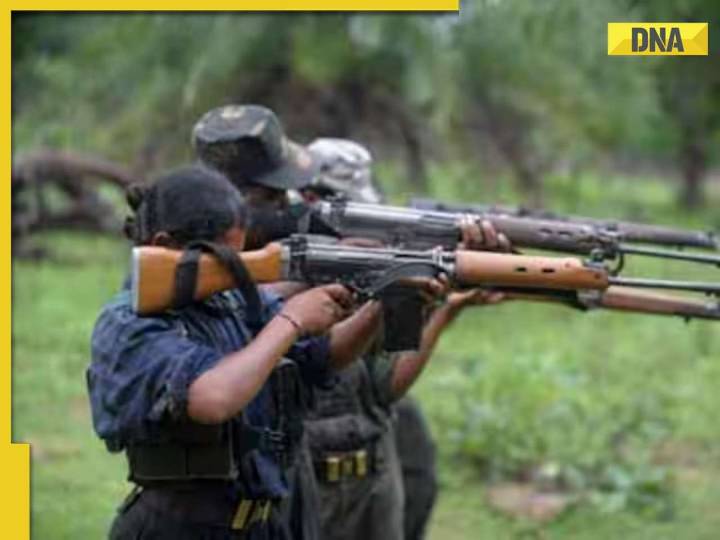 'AK-47, Single Shot Rifles down': Mass surrender by 21 Maoists, including 13...