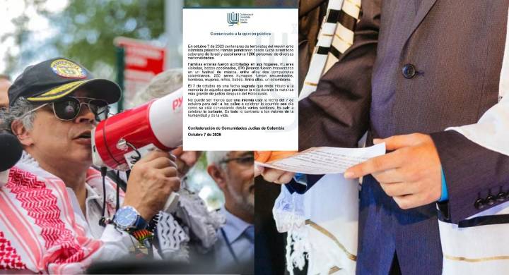 “Una infamia”: Confederación judía sobre marcha propalestina del Gobierno La Confederación de Comunidades Judías en Colombia rechazó la convocatoria justo hoy, cuando se cumple el segundo aniversario 